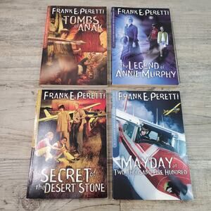 The Cooper Kids Frank Peretti 4 Book Lot Paperback Books (3, 5, 7-8)